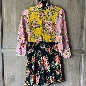Zara floral dress size XS never worn